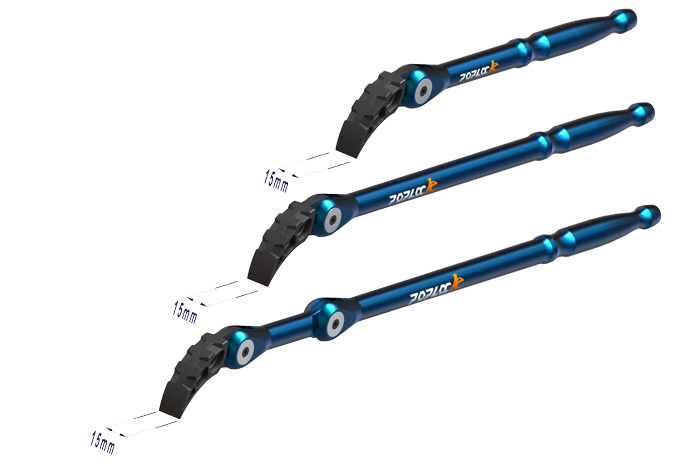Poplock Indexing Pry Bar Set- dimensions