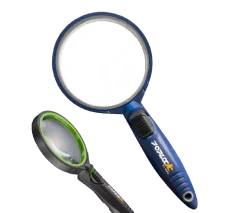 Poplock Magnifying Glasses Blue - with LED light