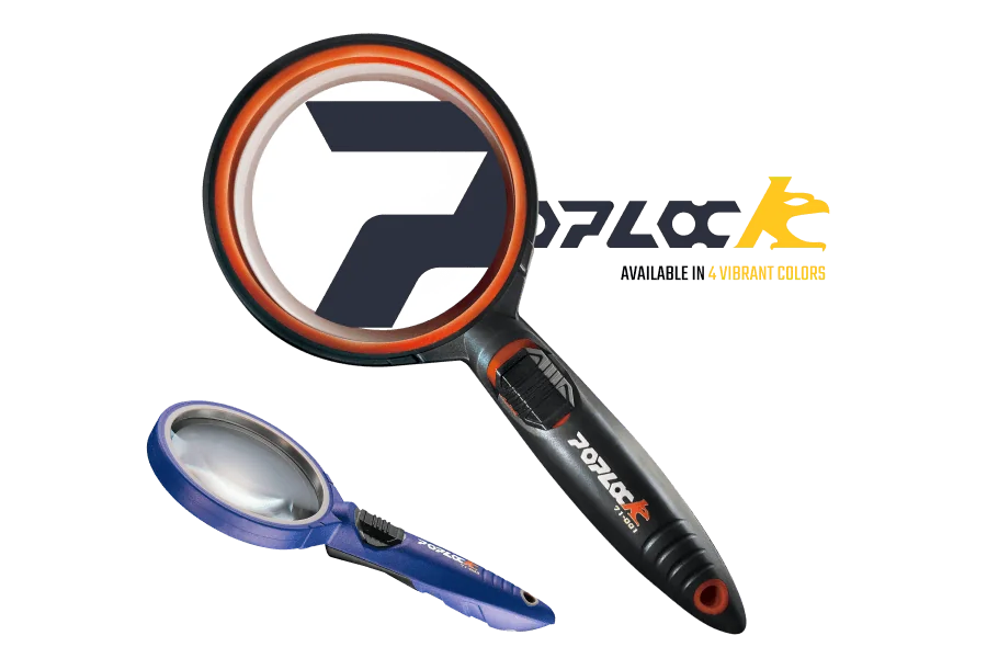 Poplock Magnifying Glasses - with LED light