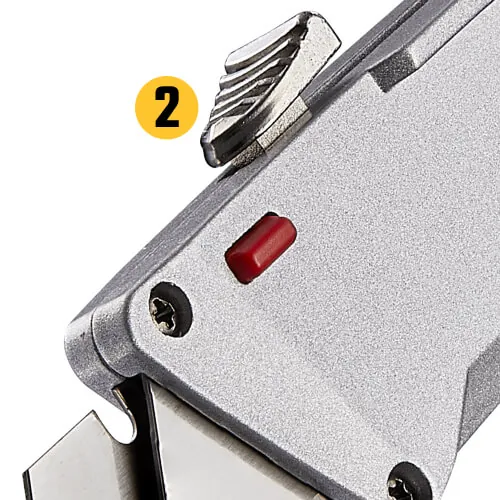 Utitility knife Quick-Release Blade Lock - Poplock Tools - available on amazon