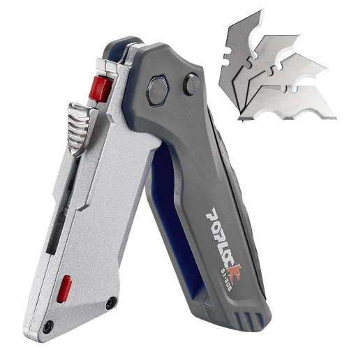 Utitility knife 2-in-1 blade switcher - Poplock Tools - available on amazon