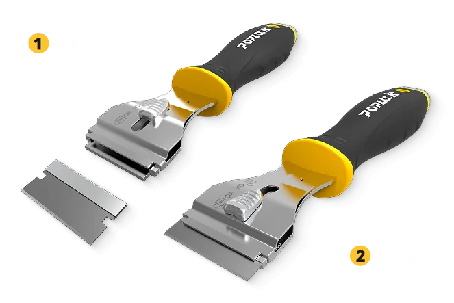 12 Piece Carbide Scraper Set for Automotive & DIY | Poplock Tools-E2