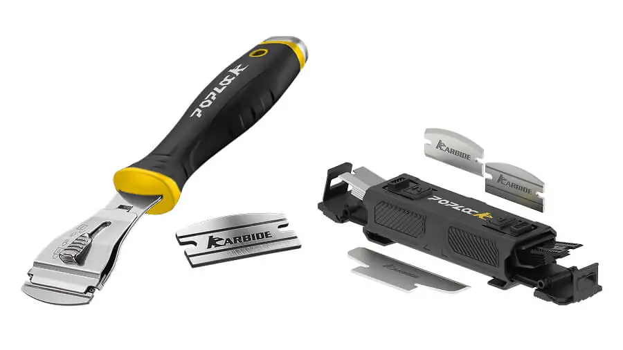 Serrated Carbide Scraper Blade | Poplock